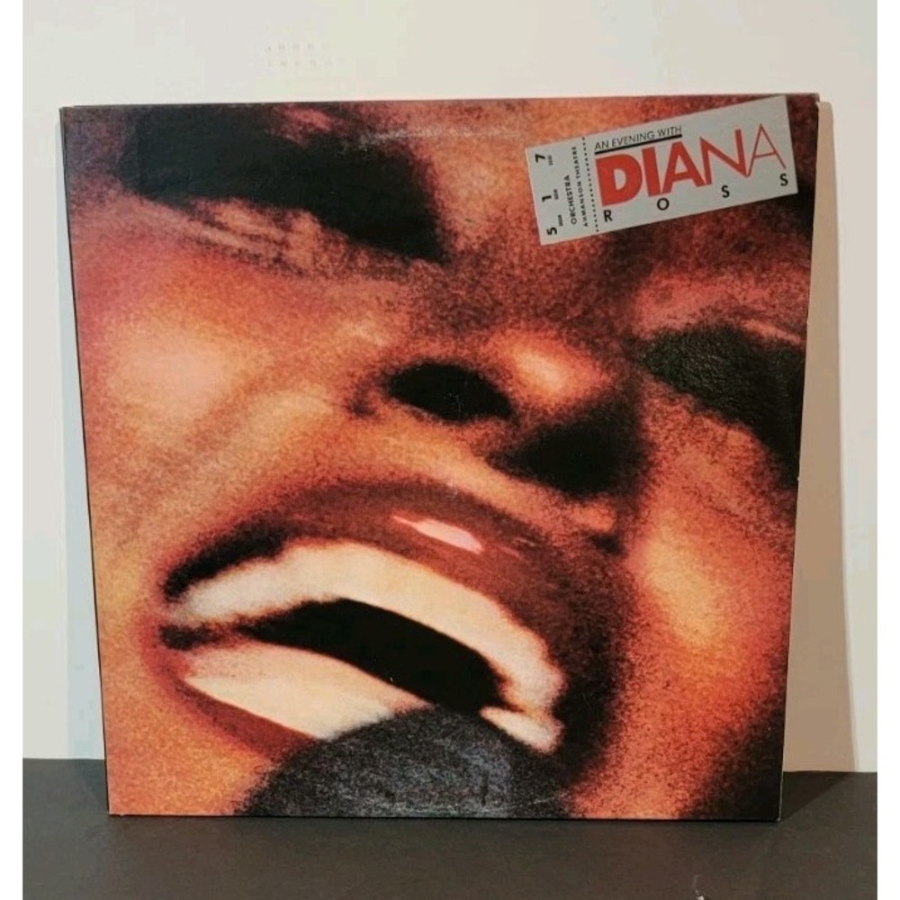 1976 An Evening With "Diana‎ Ross" Vinyl Record Album Motown Records